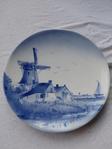 wandbord delfts blauw saxony stijl beschikbaar voor biedingen