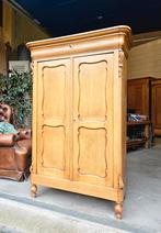 Antieke brocante eiken Biedermeier meidenkast vintage kast, Ophalen of Verzenden