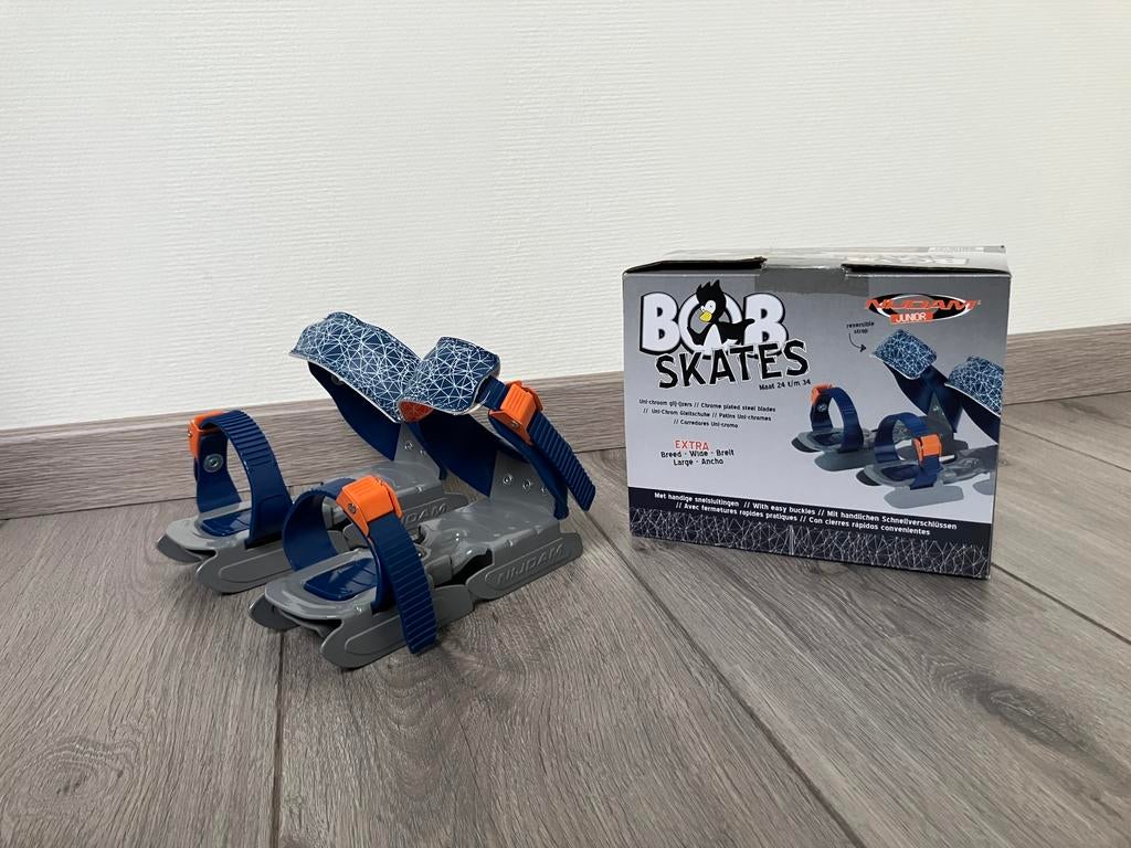 Glij-ijzers Nijdam maat 24 t/m 34, Sport en Fitness, Schaatsen, Ophalen of Verzenden, Zo goed als nieuw, Overige typen, Nijdam