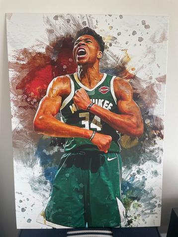 Giannis Antetokounmpo Displate Poster beschikbaar voor biedingen