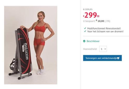 gymform multi gym, Sport en Fitness, Fitnessapparatuur, Gebruikt, Krachtstation, Armen, Benen, Borst, Buik, Rug, Metaal, Ophalen