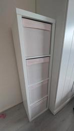 KALLAX witte open kast, met 4 roze bakken DRÖNA, Huis en Inrichting, Ophalen, Gebruikt
