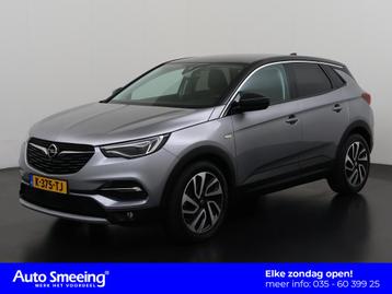 Opel Grandland X 1.2 Turbo Ultimate | Premium Audio | Stoelv, Auto's, Gebruikt, Euro 6, 1199 cc, Leder