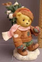 Cherished Teddies Justin, Ophalen of Verzenden, Zo goed als nieuw, Beeldje, Cherished Teddies
