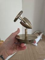 Massive zware spot plafond of wandlamp koper brons, Ophalen of Verzenden, Zo goed als nieuw, Metaal, Modern