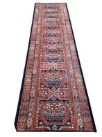 Vintage oosters wol Bouchara vloerkleed loper blue 59x195cm