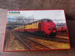 Puzzel trein TEE, trans Europa Express, zeldzaam, Ophalen of Verzenden, 500 t/m 1500 stukjes, Gebruikt, Legpuzzel