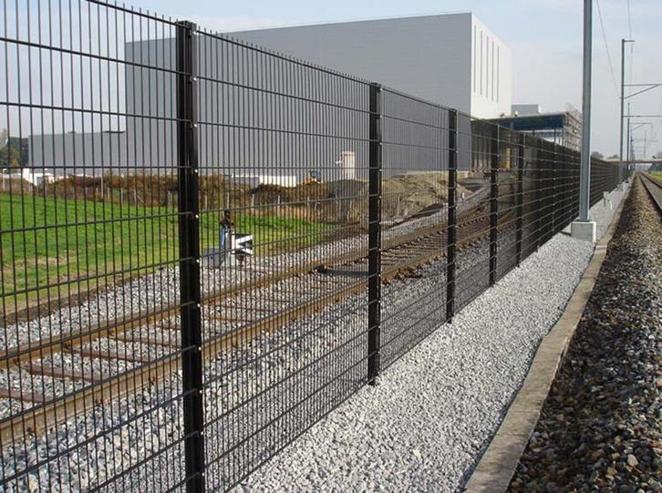 OPRUIMING! 112,5 Meter Dubbelstaafmat 8/6/8 180cm Zwart, Tuin en Terras, Tuinhekken en Hekwerk, Nieuw, Dubbelstaafmat hekwerk