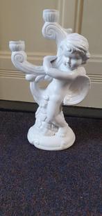 te koop witte stenen kaarsen stander 39 cm hoog, Overige materialen, Wit, Nieuw, Ophalen of Verzenden