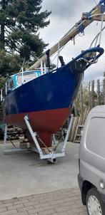 Motorsailer Wibo vaar- en zeilklaar, Watersport en Boten, Kajuitzeilboten en Zeiljachten, Ophalen, Staal, Diesel, Zo goed als nieuw