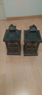 Woonkamer accessoires lantaarn, Ophalen, Zo goed als nieuw, Hout, 50 tot 75 cm