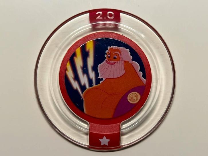 Disney Infinity 2.0 Zeus’ Thunderbolts power disc, Spelcomputers en Games, Games | Nintendo Wii U, Zo goed als nieuw, Role Playing Game (Rpg)