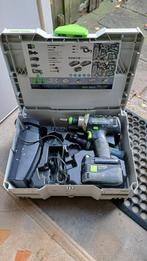 Festool Quadrive DRC 18/4, Doe-het-zelf en Verbouw, Gereedschap | Boormachines, Ophalen, Gebruikt, Boor- en Schroefmachine, Variabele snelheid