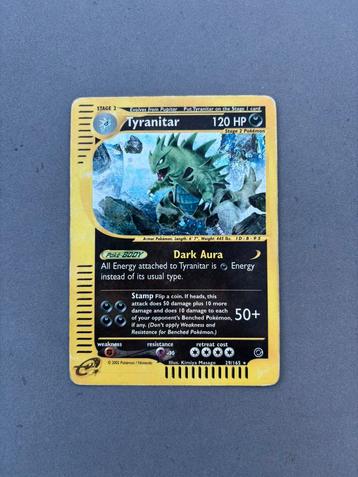 Tyranitar 29 Pokemon Expedition beschikbaar voor biedingen