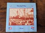Marshall plan 10 guilders ten .800 silver 15g zilver FDC, Postzegels en Munten, Verzenden, Noord-Amerika, Setje, Zilver