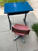 Vintage Schooltafel en stoeltje, Kinderen en Baby's, Kinderkamer | Tafels en Stoelen, Ophalen, Gebruikt, Tafel(s) en Stoel(en)