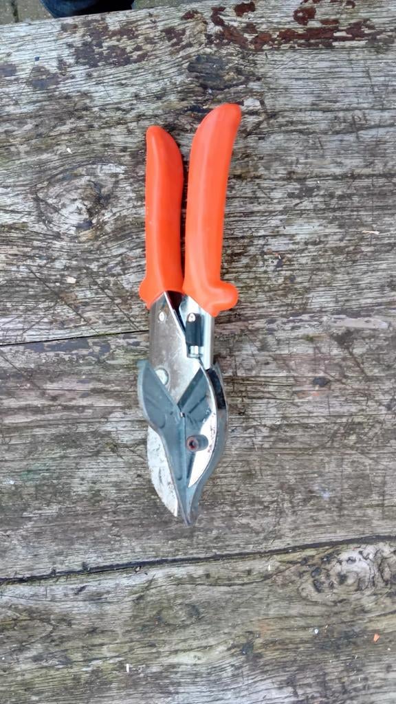 Laminaat schaar, Bochten, Pvc, Ophalen of Verzenden, Zo goed als nieuw