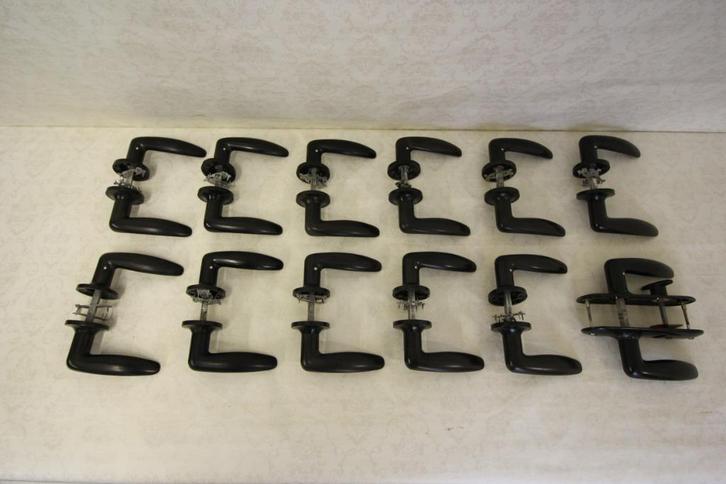 Bakelieten deurklinken, deurkrukken, lepel model klink nr 50, Antiek en Kunst, Curiosa en Brocante, Ophalen of Verzenden