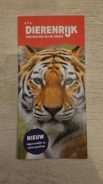 Folder dierentuin Dierenrijk Zoo, Ophalen of Verzenden, 1980 tot heden