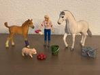 Schleich Dierenarts bezoekt merrie en veulen - 42486, Ophalen of Verzenden, Zo goed als nieuw, Overige typen