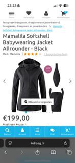 Mamalila Softshell Jas - Maat XS, Zwart, Ophalen of Verzenden, Zo goed als nieuw, Maat 34 (XS) of kleiner