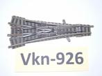 Vk-926 N Spoor Driewegwissel 9157/58 Fleischmann Piccolo DB, Gebruikt, Gelijkstroom, Fleischmann, Rails