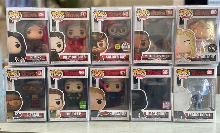 The Boys Funko Pop Collectie, Verzamelen, Poppetjes en Figuurtjes, Zo goed als nieuw, Ophalen of Verzenden