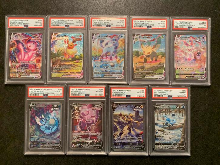 Pokémon PSA 10 Slab Collectie, Hobby en Vrije tijd, Verzamelkaartspellen | Overige, Nieuw, Losse kaart, Foil, Ophalen of Verzenden