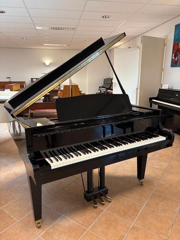 Prachtige Kawai GE-20, 1.54m. lang - Vleugel is als nieuw!, Muziek en Instrumenten, Piano's, Zo goed als nieuw, Vleugel, Zwart