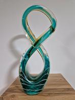 Ozzaro Infinite Glaskunst - 39x14 cm, Huis en Inrichting, Woonaccessoires | Vazen, Overige kleuren, Ophalen of Verzenden, Minder dan 50 cm