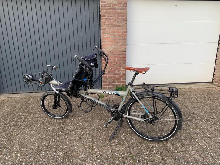 Hase Pino Tandem, Fietsen en Brommers, Fietsen | Tandems, Gebruikt, Meer dan 20 versnellingen, 61 cm of meer, Vering, Ophalen