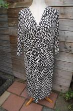 Jurk beige/ zwart Ulla Popken mt XL Vaste prijs, Zwart, Maat 46/48 (XL) of groter, Ulla Popken, Ophalen of Verzenden