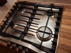 RVS Inbouw Gaskookplaat 60cm, Witgoed en Apparatuur, Fornuizen, Gebruikt, Minder dan 85 cm, Inbouw, Gas