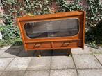Vintage vitrinekastje met gouden bies, Kooi, O, O, O