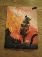 Eigen kunst op karton, Ophalen of Verzenden