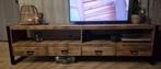 Tv meubel mangohout, Ophalen, Zo goed als nieuw, 200 cm of meer, Minder dan 100 cm