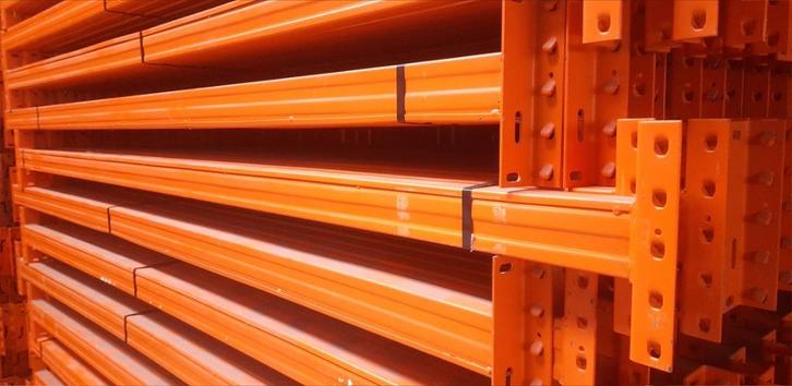 Palletstelling Stelling 2 t/m 8m Hoog, 270cm breed Gebruikt, Huis en Inrichting, Kasten | Stellingkasten, Gebruikt, Ophalen of Verzenden