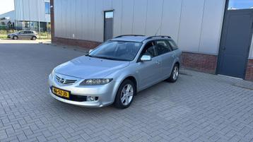 Mazda 6 Sportbreak 2.0i Touring 152.000 Nap Airco Grijs 2006 beschikbaar voor biedingen