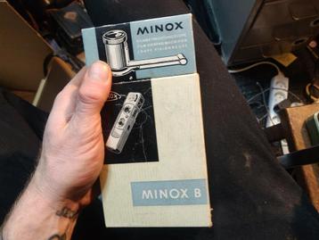 Minox B Spioncamera – Compleet in Doos (met Loupe & Handleid beschikbaar voor biedingen