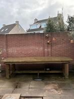 Grote Houten Tuintafel 300x105cm, Tuin en Terras, Tuintafels, Ophalen, Gebruikt, Rechthoekig, Hout