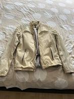 Leren tussenjas maat S - Wit/Beige/Grijs, Ophalen, Gedragen, Maat 46 (S) of kleiner, Wit