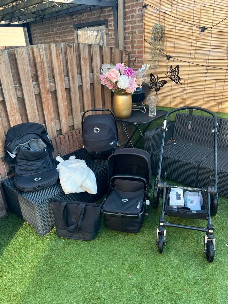 Bugaboo cameleon 3 kinderwagen set, zwart, teab, Kinderen en Baby's, Kinderwagens en Combinaties, Zo goed als nieuw, Bugaboo, Ophalen
