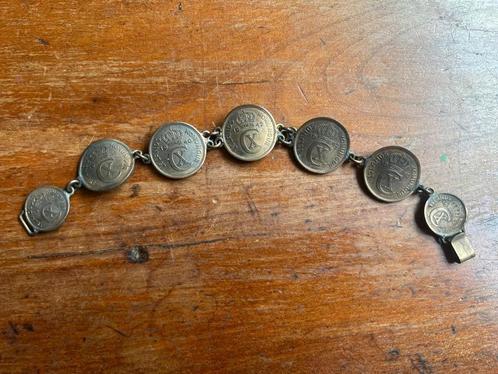 WO2 Amerikaanse Souvenir Bracelet IJsland! 1942 trench-art, Verzamelen, Militaria | Tweede Wereldoorlog, Landmacht, Boek of Tijdschrift
