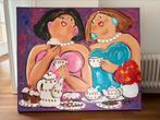 LIZ art Originele Dikke Dames, Antiek en Kunst, Ophalen of Verzenden