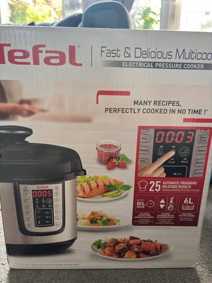Tefal Fast & Delicious Multicooker - NIEUW, Witgoed en Apparatuur, Slowcookers, Nieuw, Ophalen of Verzenden