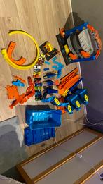 Hot Wheels Racebaan met Looping en Auto's, Kinderen en Baby's, Speelgoed | Racebanen, Ophalen of Verzenden, Hot Wheels, Racebaan