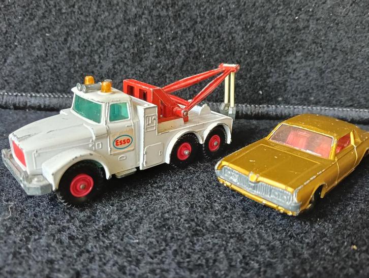 Setje Lesney modellen, Hobby en Vrije tijd, Modelauto's | Overige schalen, Gebruikt, Bus of Vrachtwagen, Ophalen of Verzenden