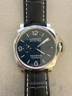 PANERAI Luminor Marina Blue Stainless Steel - 44MM- PAM01313, Leer, Verzenden, Polshorloge, Zo goed als nieuw