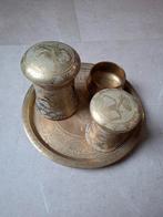 Antieke koperen Indonesische tabaksset, Ophalen of Verzenden