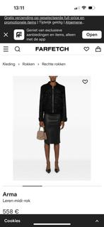 Arma lams leren rok leather 38, Kleding | Dames, Maat 38/40 (M), Zwart, Ophalen of Verzenden, Zo goed als nieuw